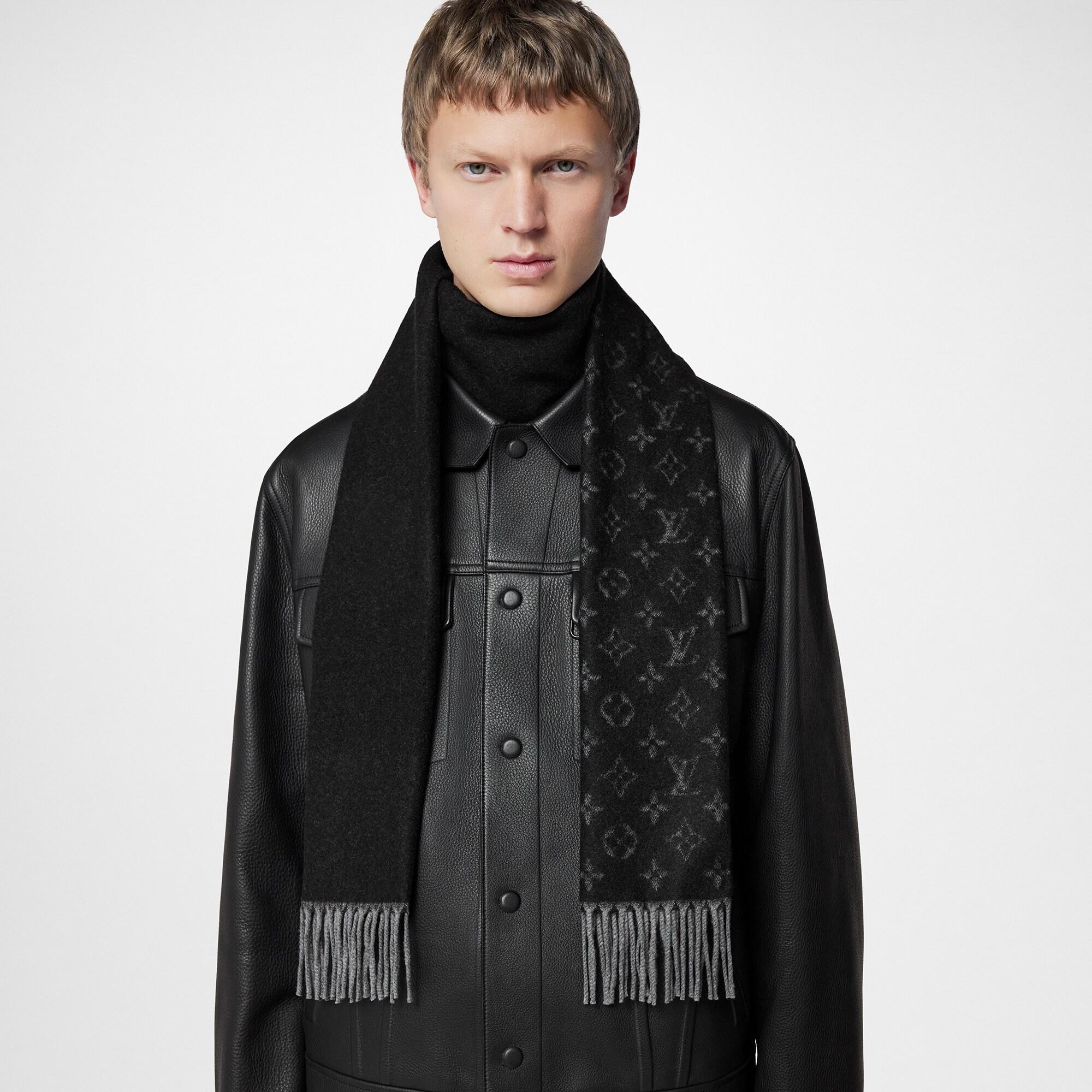 모노그램 그래디언트 스카프