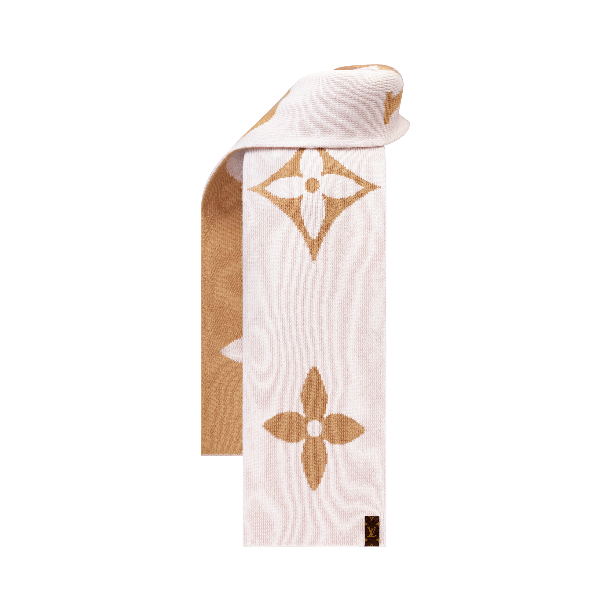 LV 메달리언 니트 스카프