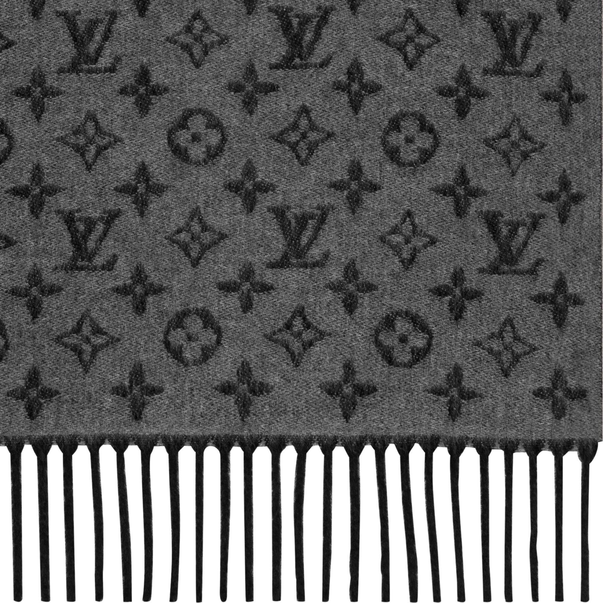 모노그램 그라디언트 스카프