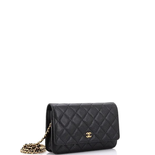 Chanel Wallet on Chain Quilted Caviar