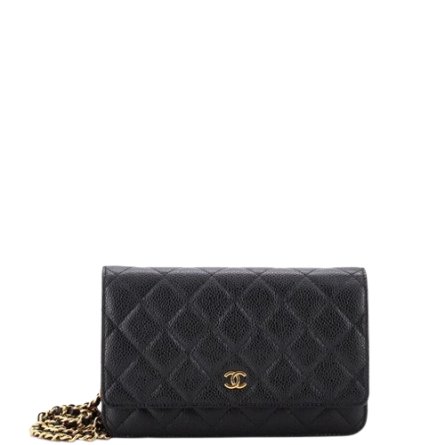 Chanel Wallet on Chain Quilted Caviar