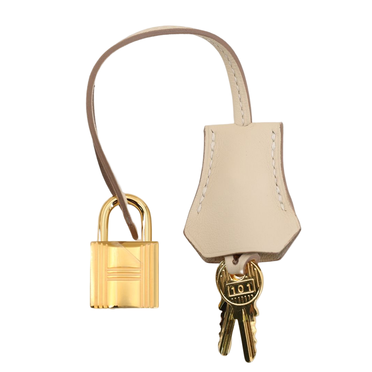 HERMÈS Birkin 25 Platinum Bag 10 Craie Milk White Jonathan Leather with Gold Hardware