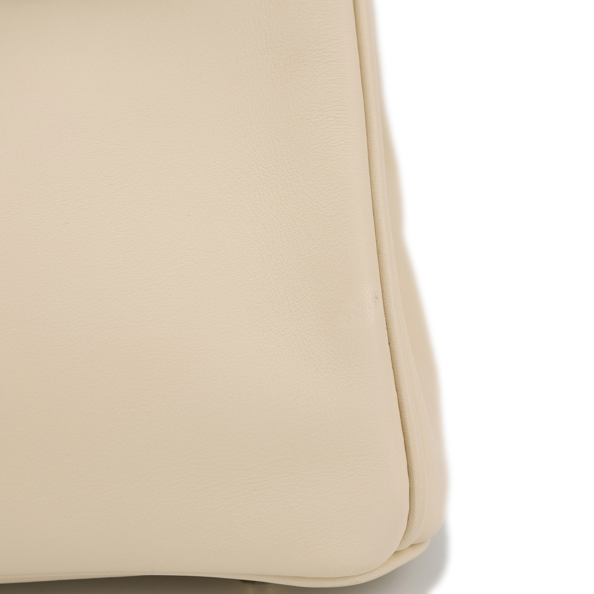 HERMÈS Birkin 25 Platinum Bag 10 Craie Milk White Jonathan Leather with Gold Hardware