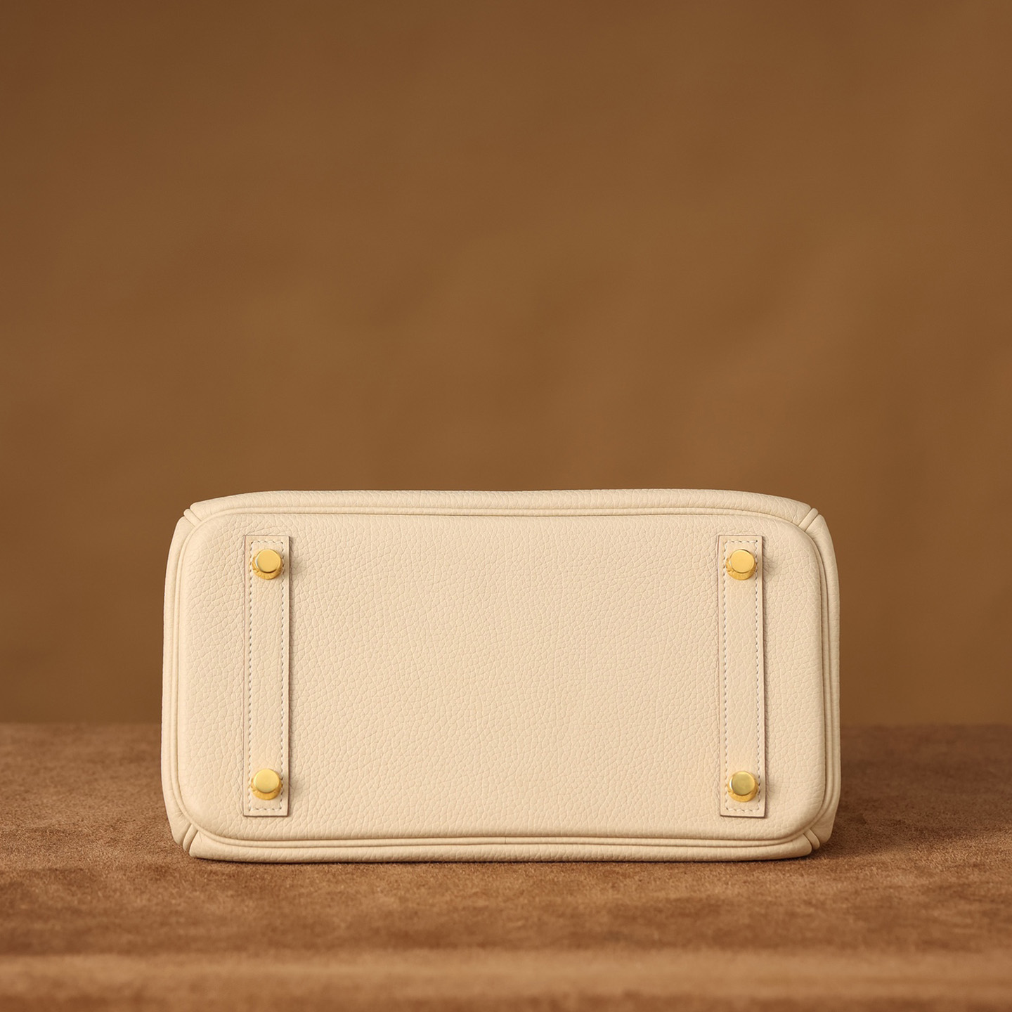 HERMÈS Birkin 25 Platinum Bag 10 Craie Milk White Togo Leather with Gold Hardware