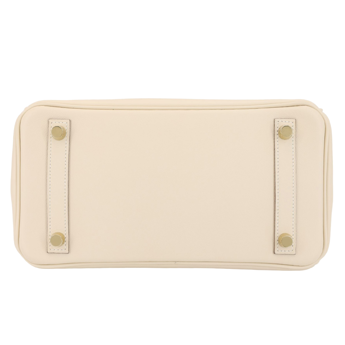 HERMÈS Birkin 25 Platinum Bag 10 Craie Milk White Jonathan Leather with Gold Hardware