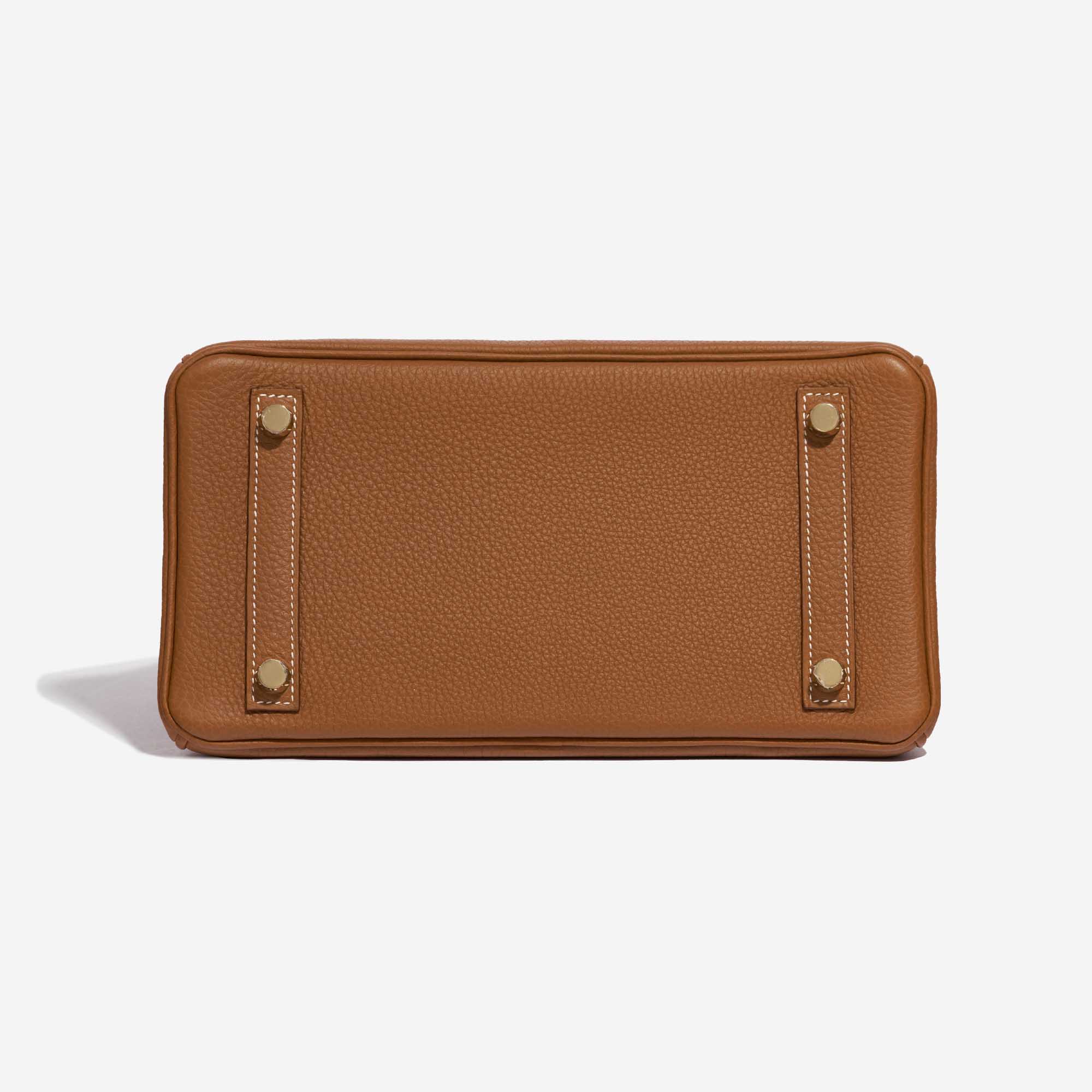 HERMÈS Birkin 25 Gold Hardware Togo Calfskin 37 Gold Brown