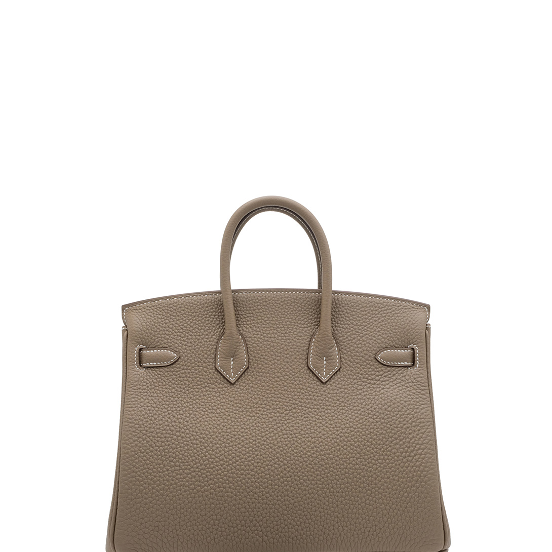 HERMES Birkin 25 Gold Hardware Togo Leather in 18 Etoupe