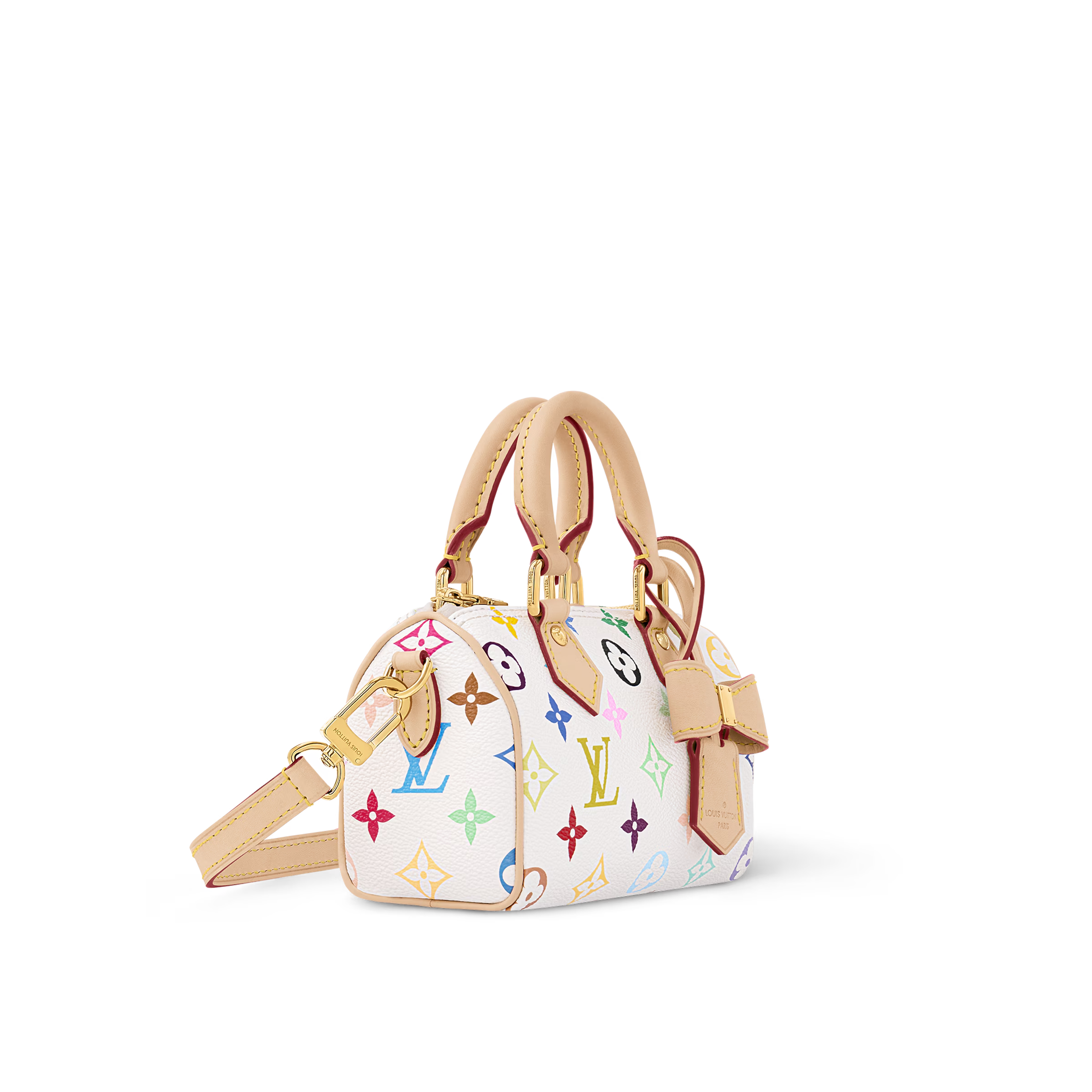 Louis Vuitton LV x TM Nano Speedy Multicolore Blanc