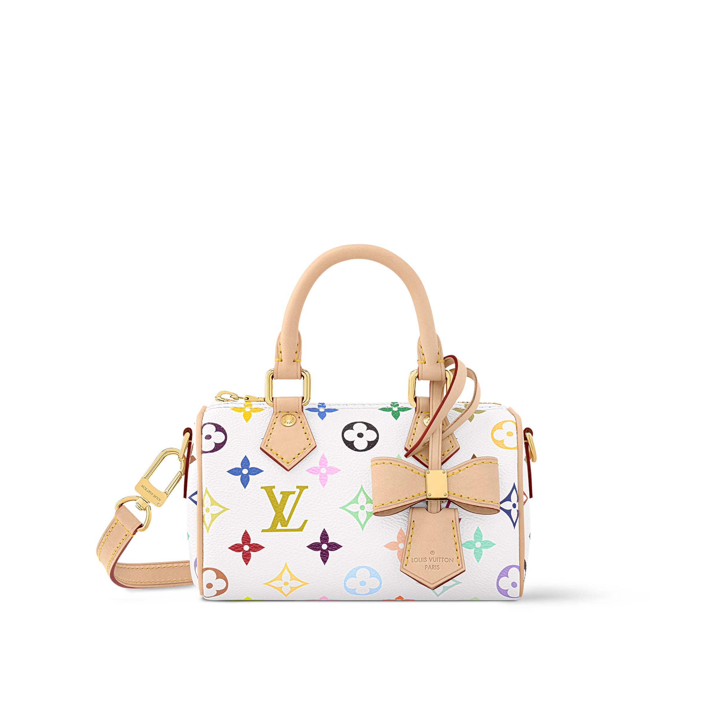 Louis Vuitton LV x TM Nano Speedy Multicolore Blanc