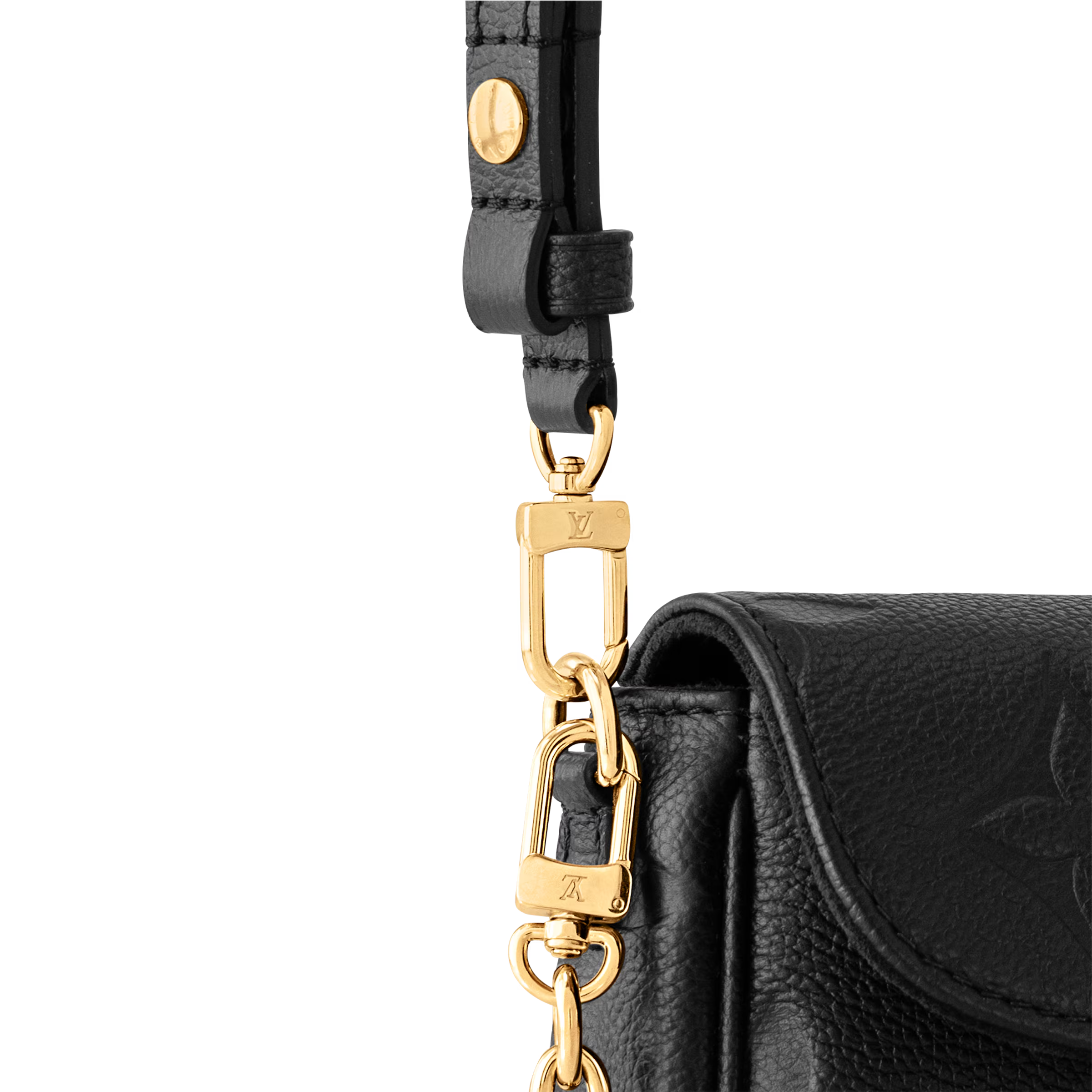 Louis Vuitton WALLET ON CHAIN IVY Black