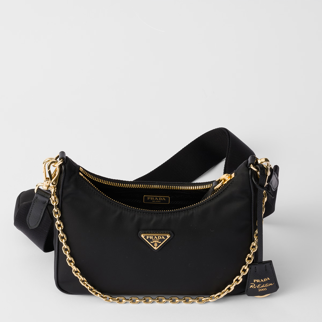 Prada Re-Edition 2005 Saffiano Three-in-One Bag Black