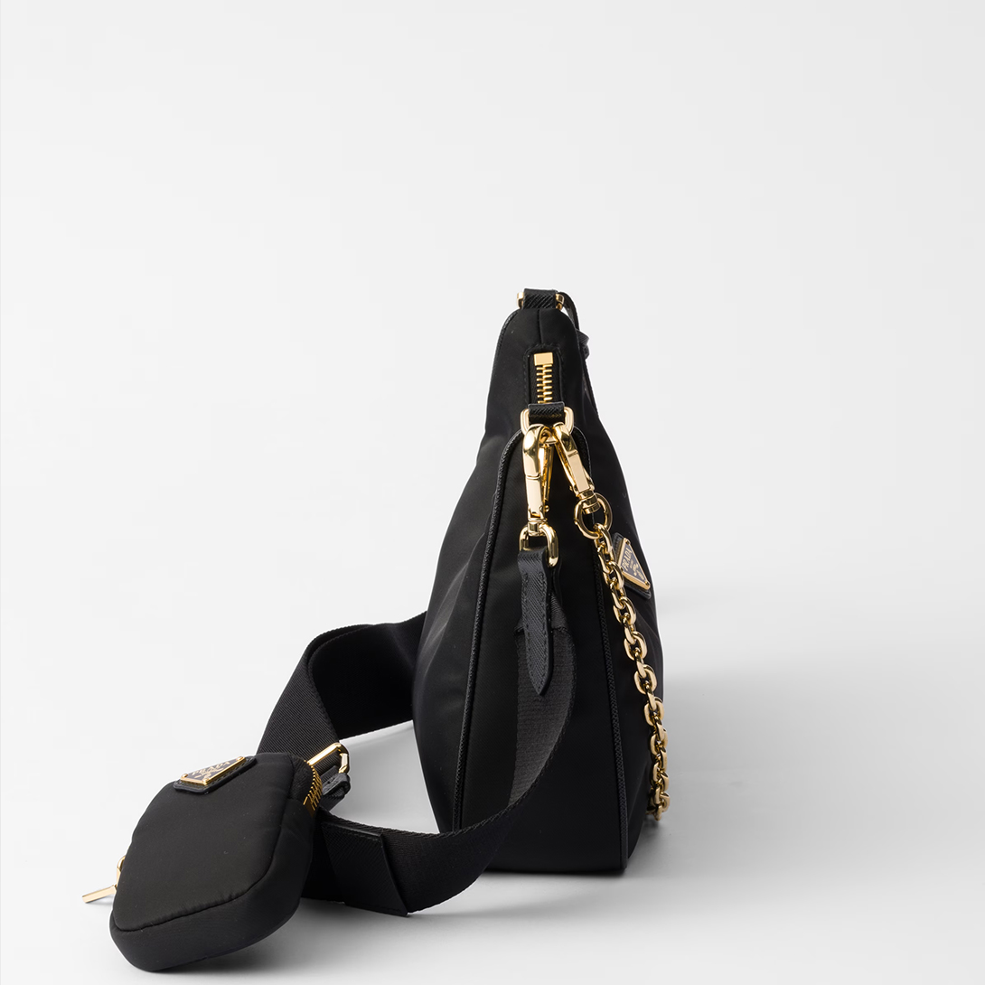 Prada Re-Edition 2005 Saffiano Three-in-One Bag Black