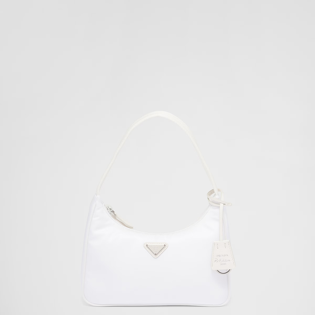 Prada Re-Edition 2000 Re-Nylon Mini Bag White