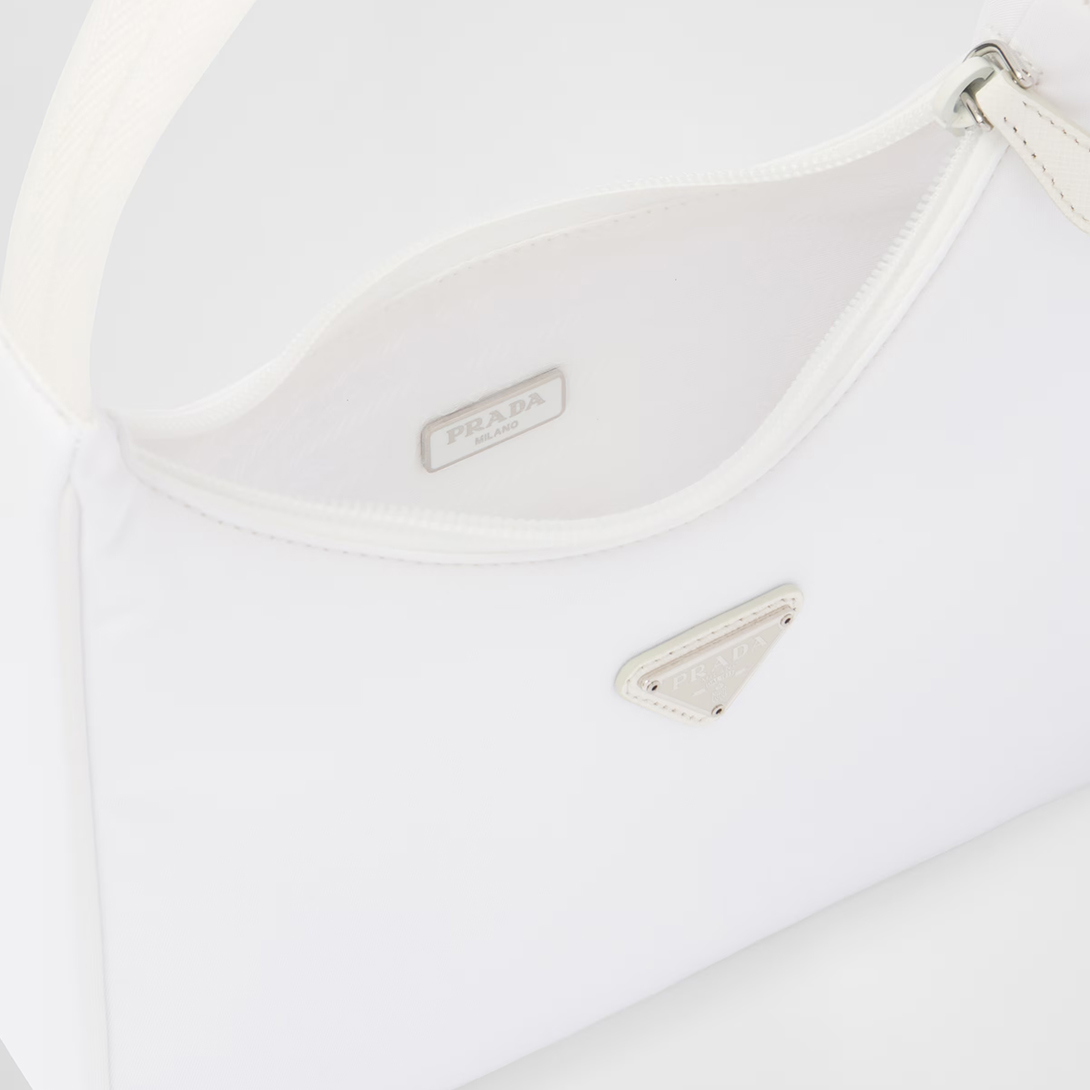Prada Re-Edition 2000 Re-Nylon Mini Bag White