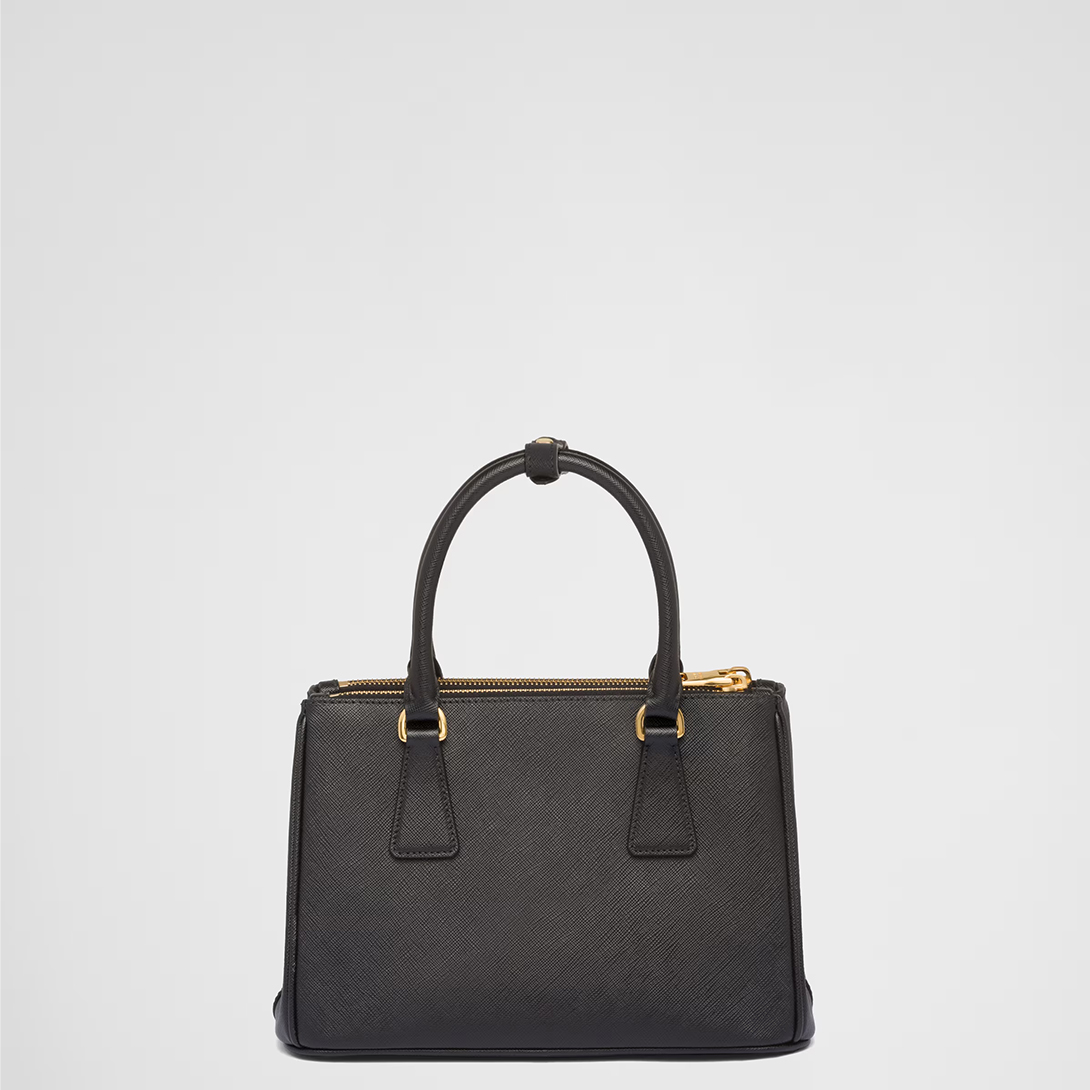 Prada Galleria Small Saffiano Leather Bag Black