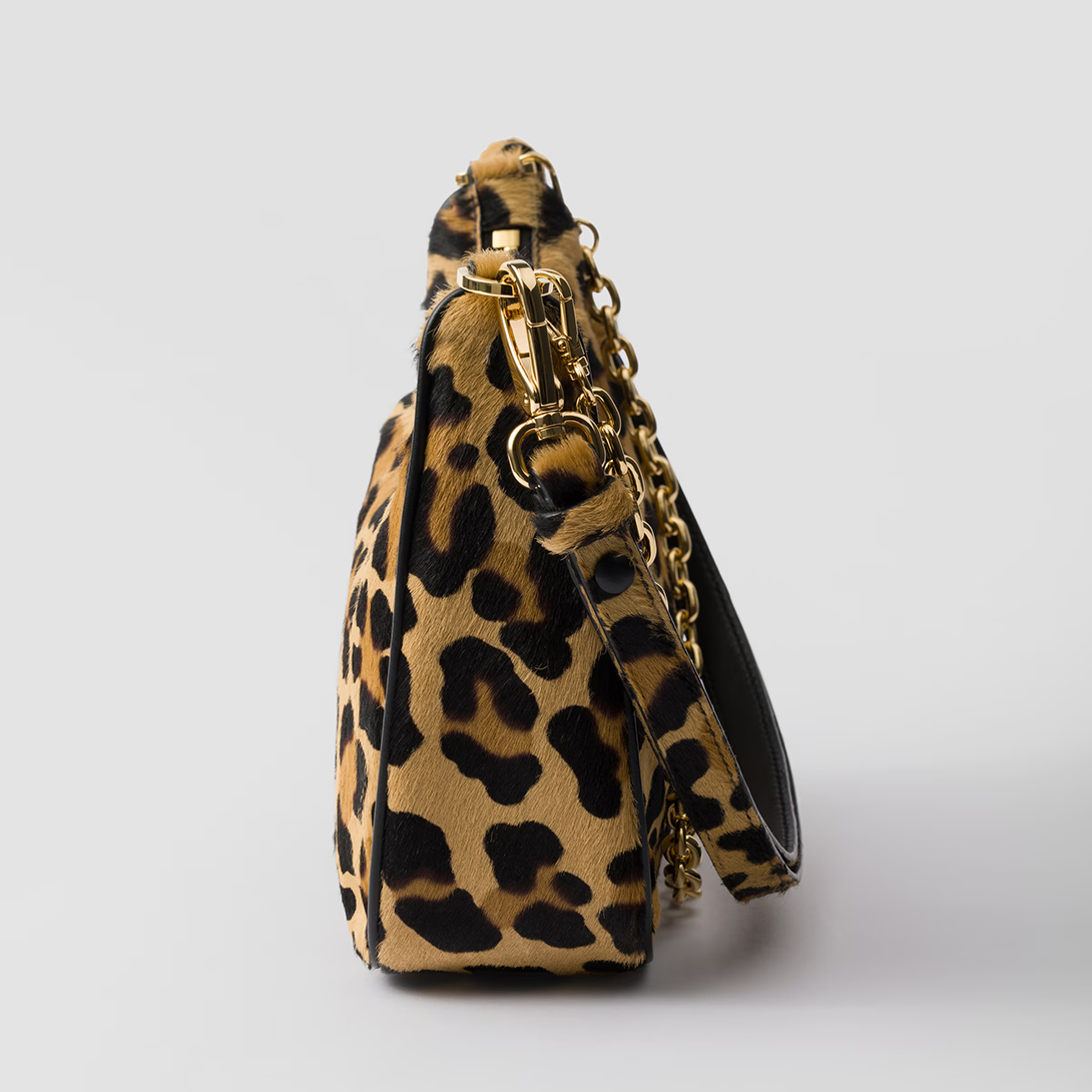 Prada Re-Edition Printed Leather Mini Bag Leopard Print