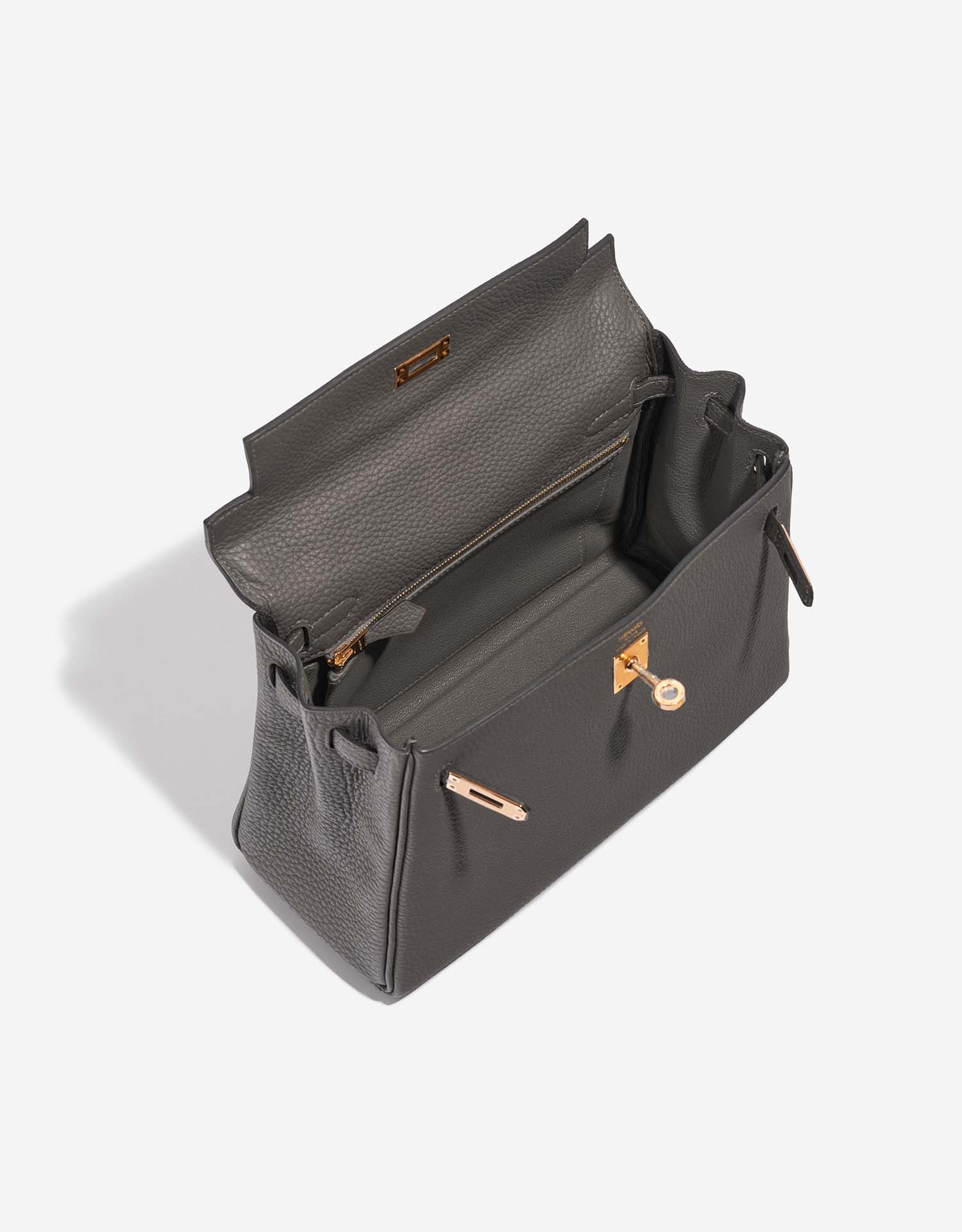 Hermès Kelly 25 Gold Hardware Togo Leather 0L Grismeyer