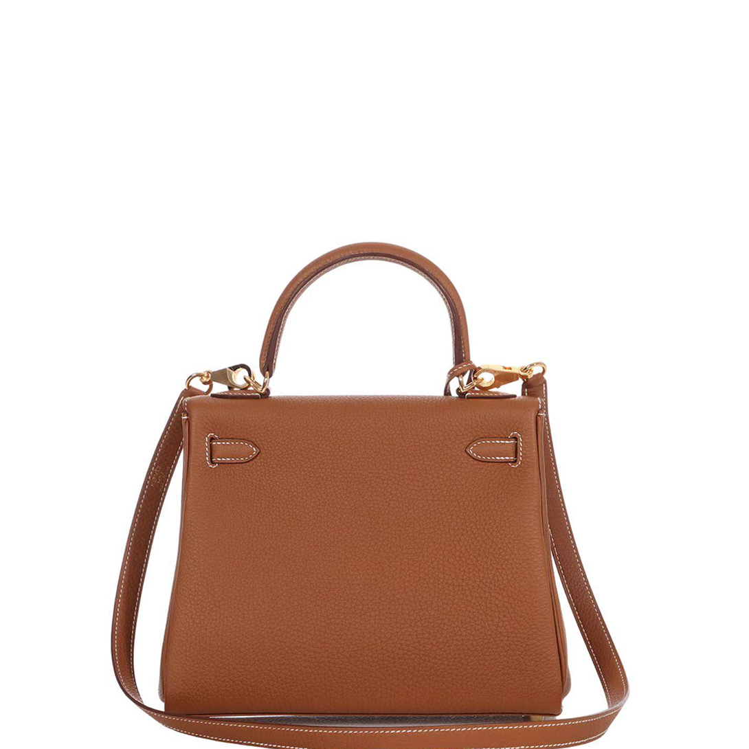 Hermès Kelly 25 Gold Hardware Togo Leather 37 Gold