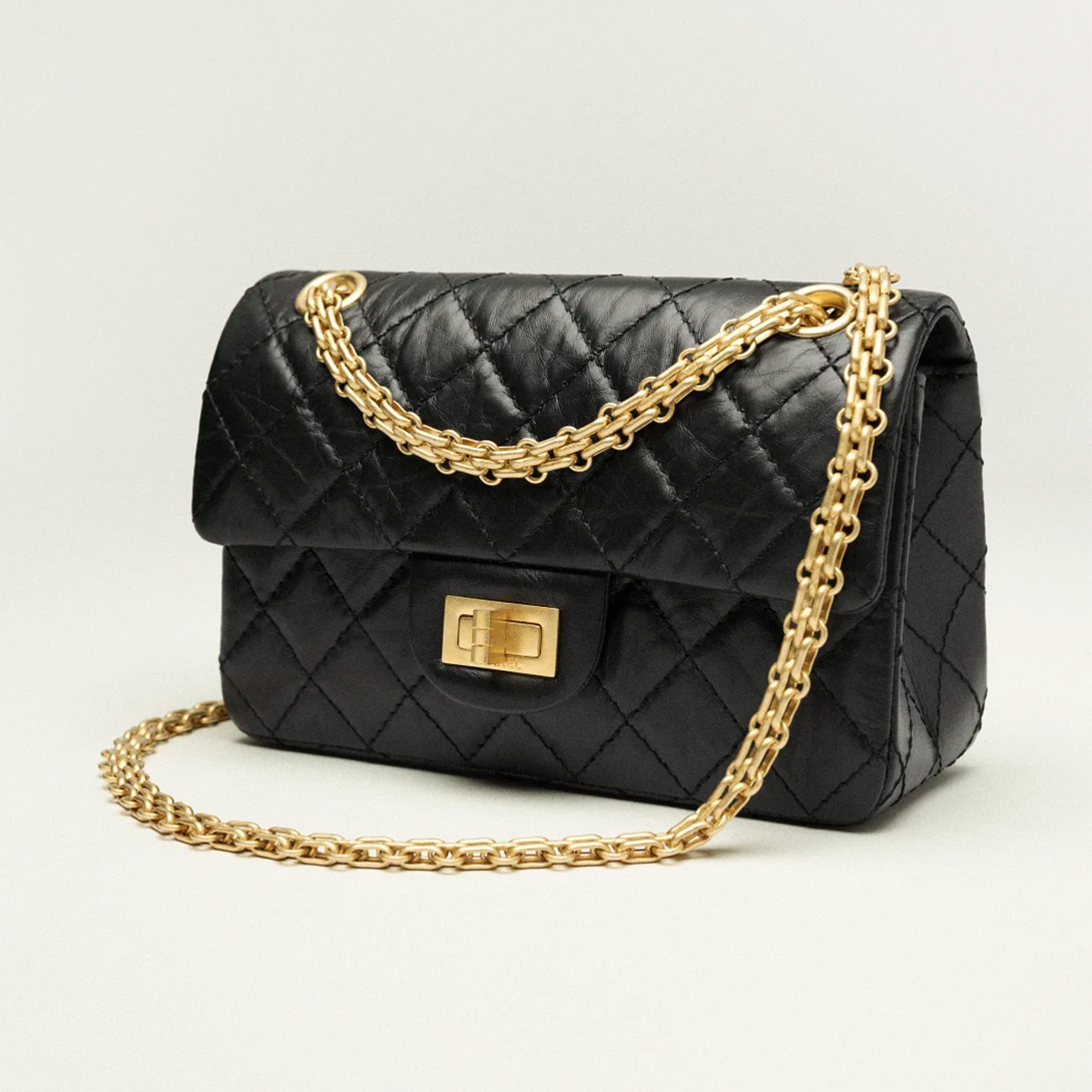 Chanel 2.55 Handbag Black
