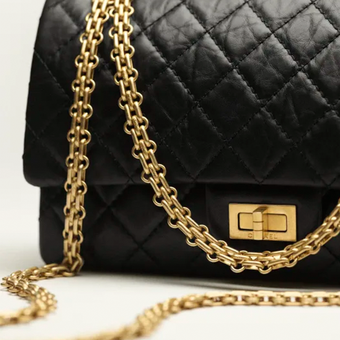 Chanel 2.55 Handbag Black