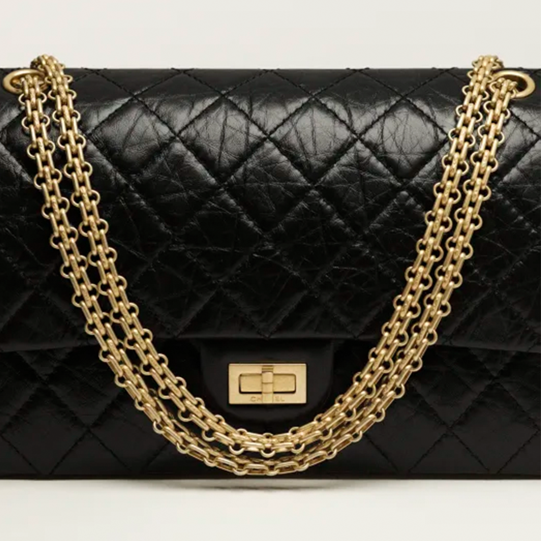 Chanel Large 2.55 Handbag Black