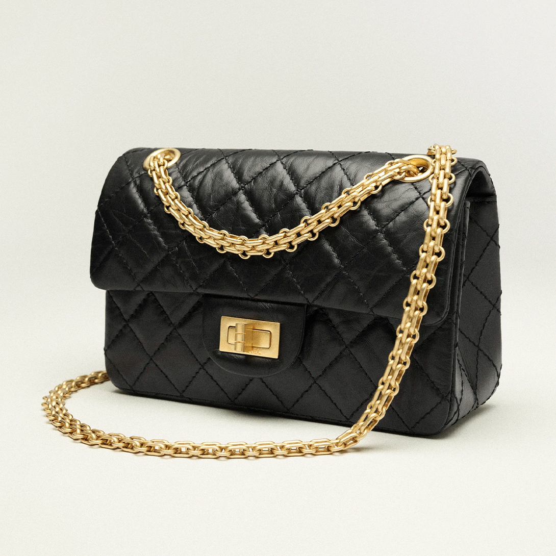Chanel Mini 2.55 Reissue Flap Bag Black