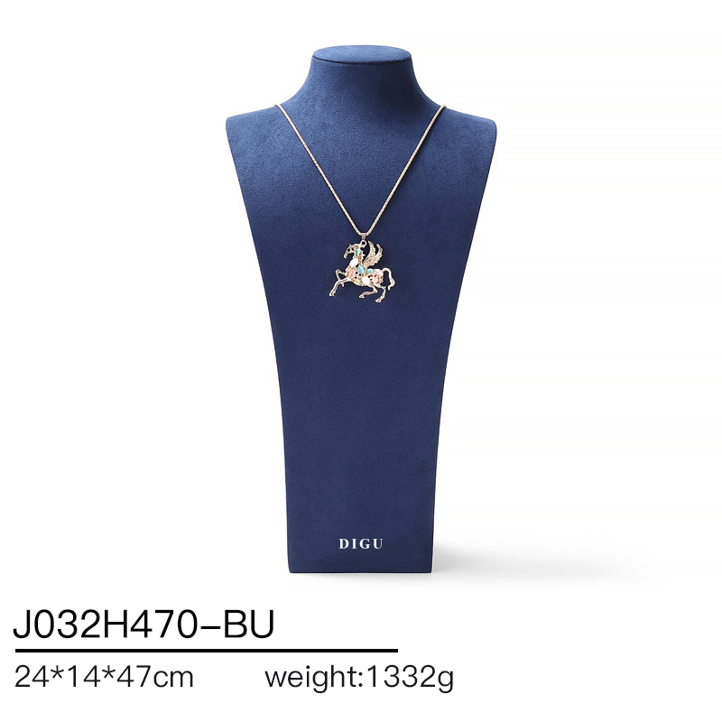 J032 DIGU hotsale Luxury JMicrofiber necklace display neck model props