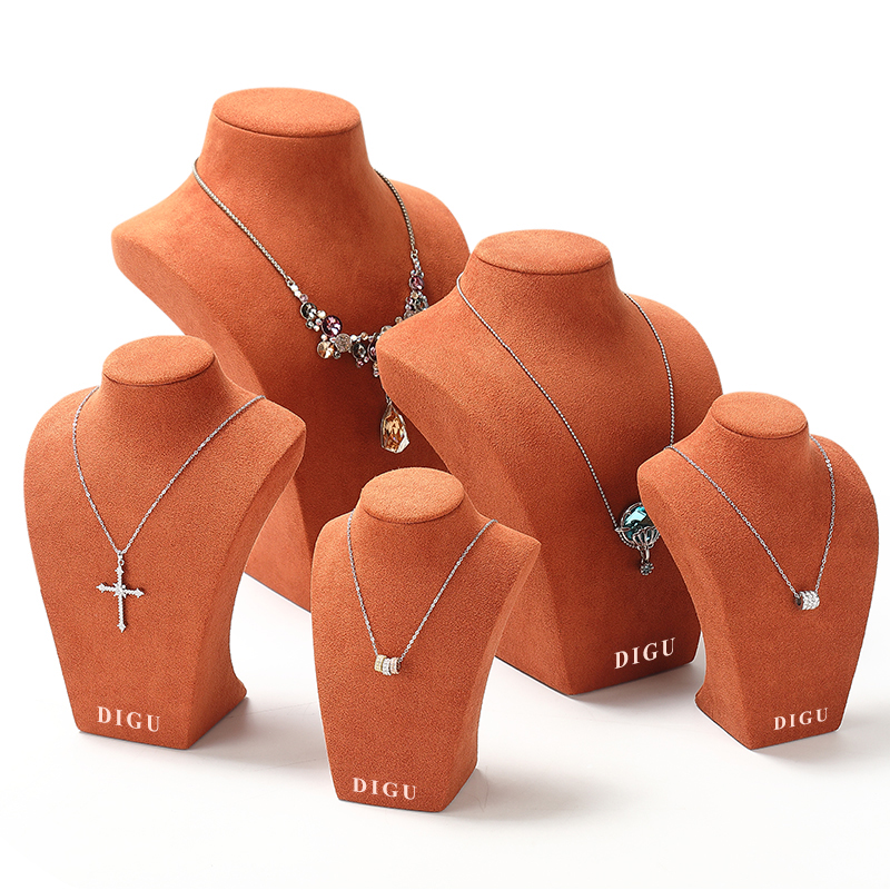 J032 DIGU hotsale Luxury JMicrofiber necklace display neck model props
