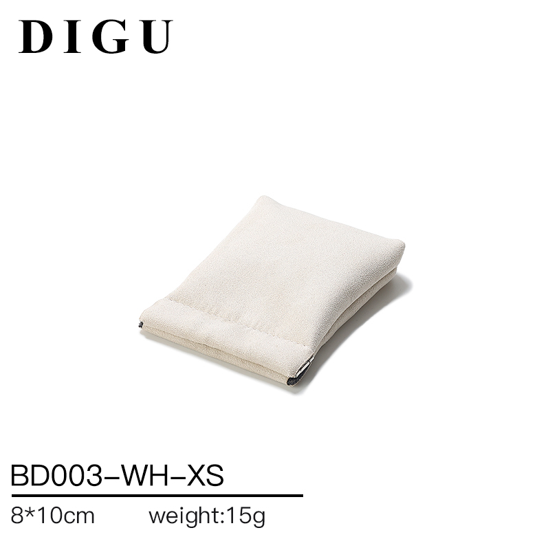 BD003 DIGU high quality Custom Logo Printed Flannelette Jewelry Pouch