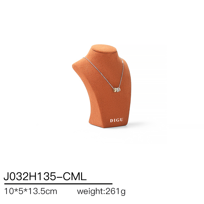 J032 DIGU hotsale Luxury JMicrofiber necklace display neck model props