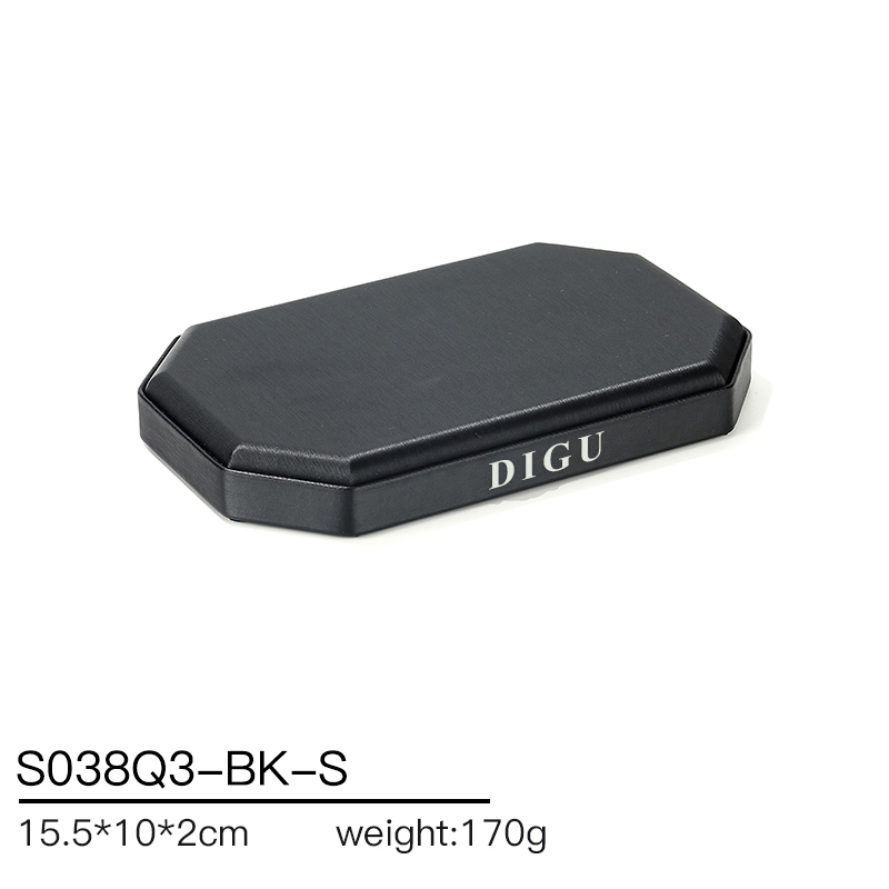 S038 Black DIGU PU Leather Jewelry Display Stand Jewelry Display Set