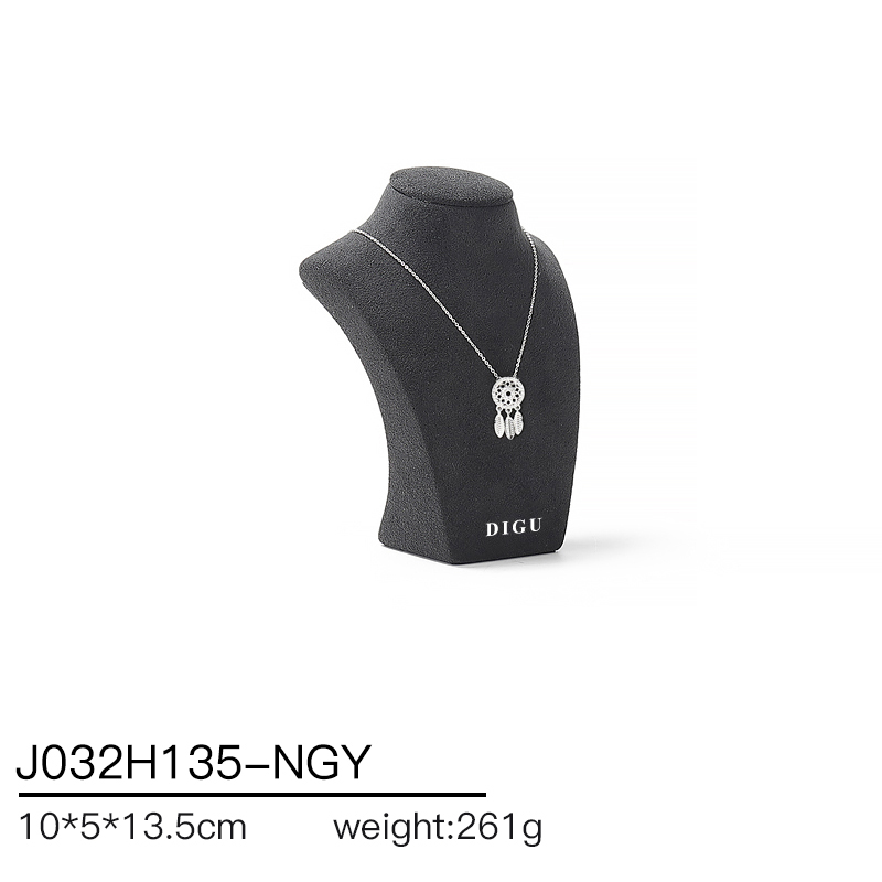 J032 DIGU hotsale Luxury JMicrofiber necklace display neck model props