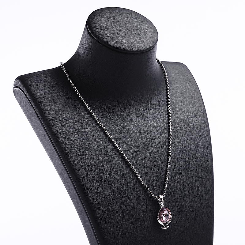 J012 DIGU Factory Custom necklace display PU Microfiber jewelry display stand