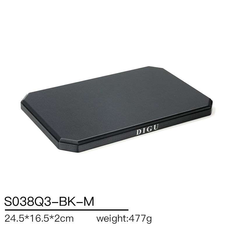 S038 Black DIGU PU Leather Jewelry Display Stand Jewelry Display Set