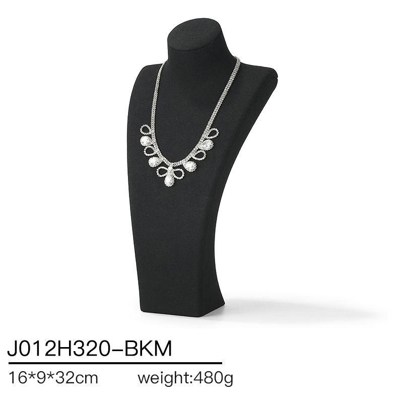 J012 DIGU Factory Custom necklace display PU Microfiber jewelry display stand