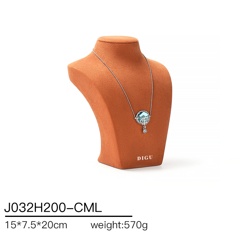 J032 DIGU hotsale Luxury JMicrofiber necklace display neck model props