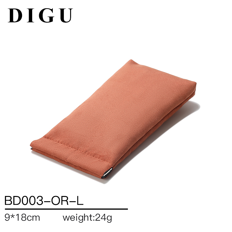 BD003 DIGU high quality Custom Logo Printed Flannelette Jewelry Pouch