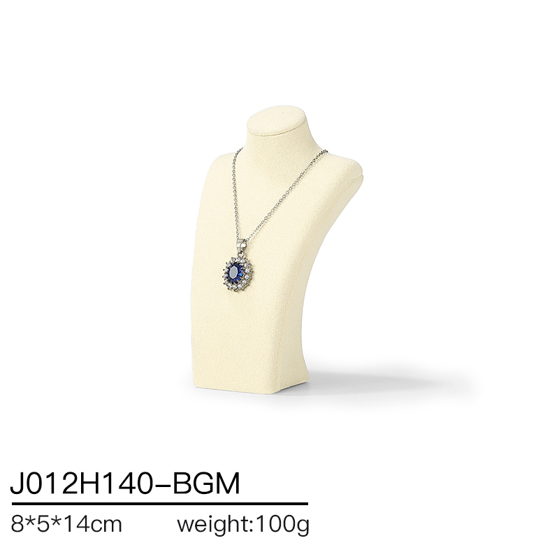 J012 DIGU Factory Custom necklace display PU Microfiber jewelry display stand