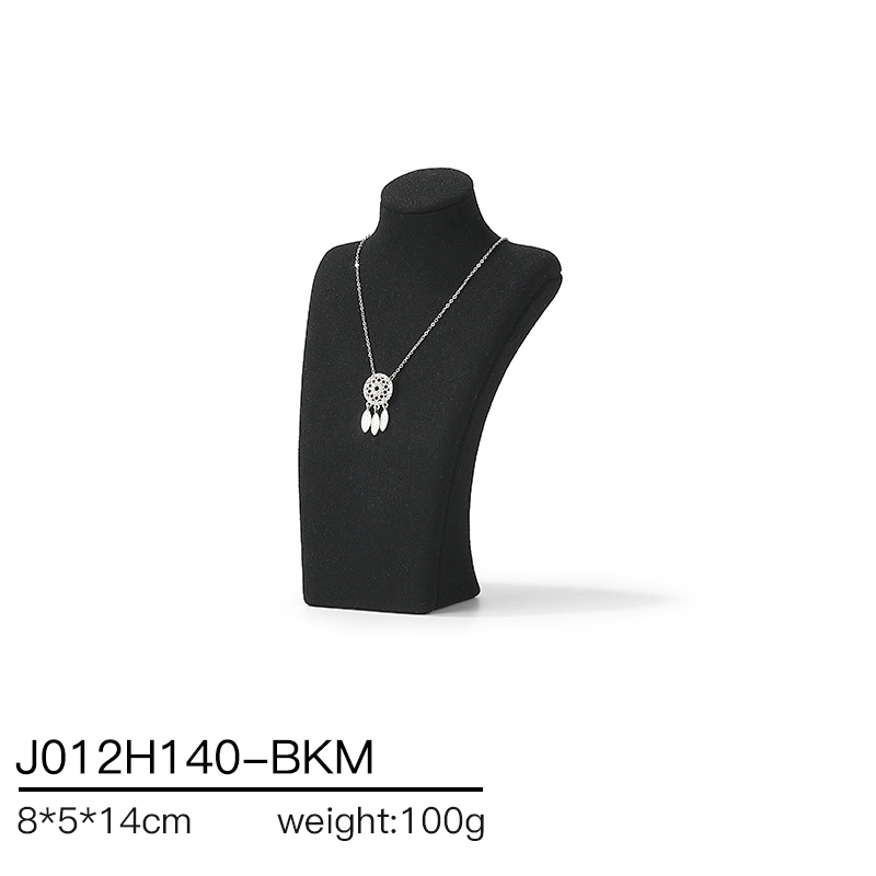 J012 DIGU Factory Custom necklace display PU Microfiber jewelry display stand