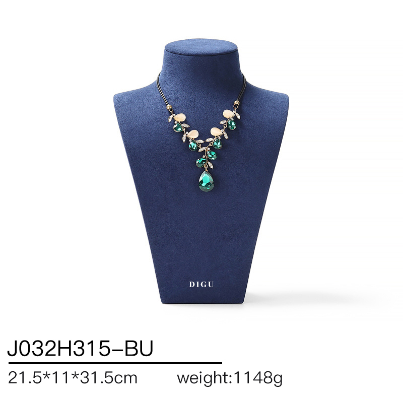 J032 DIGU hotsale Luxury JMicrofiber necklace display neck model props
