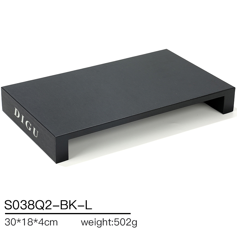 S038 Black DIGU PU Leather Jewelry Display Stand Jewelry Display Set