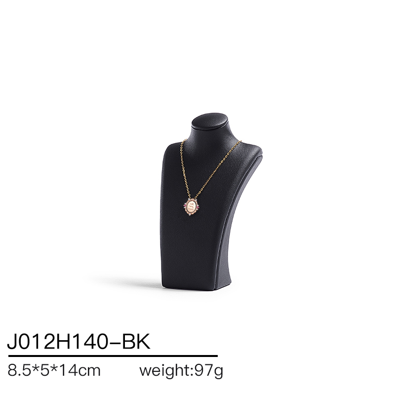 J012 DIGU Factory Custom necklace display PU Microfiber jewelry display stand