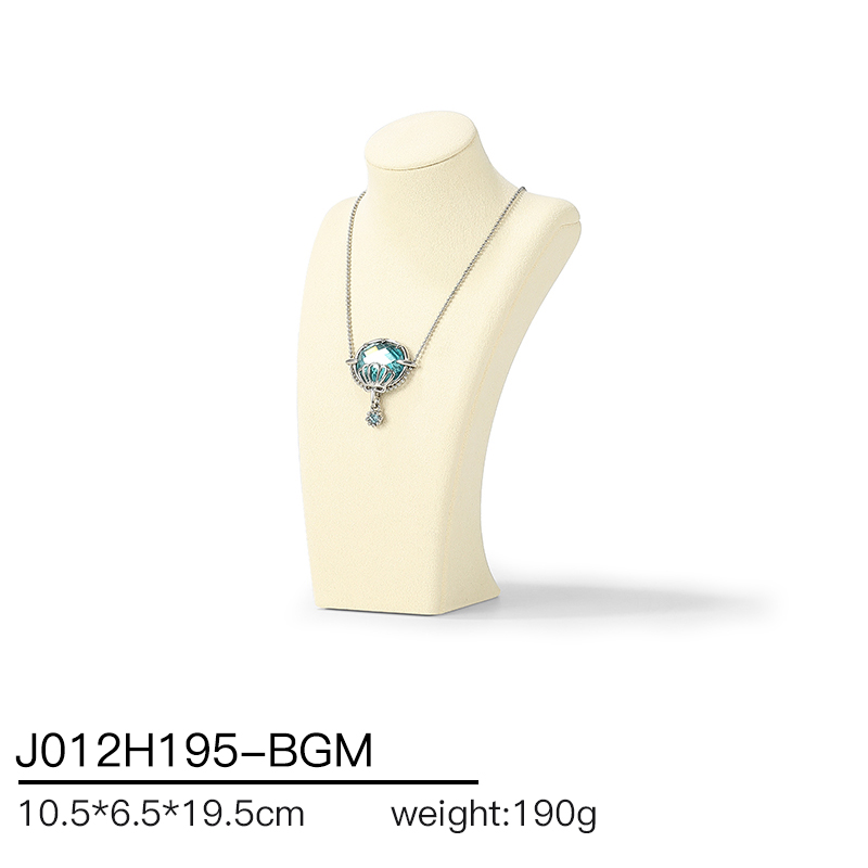 J012 DIGU Factory Custom necklace display PU Microfiber jewelry display stand