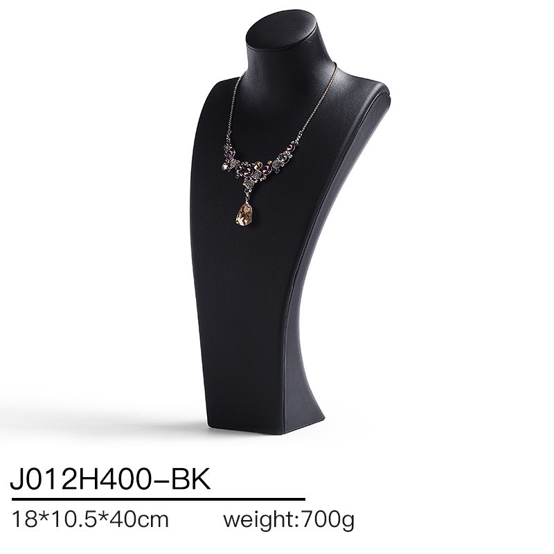 J012 DIGU Factory Custom necklace display PU Microfiber jewelry display stand