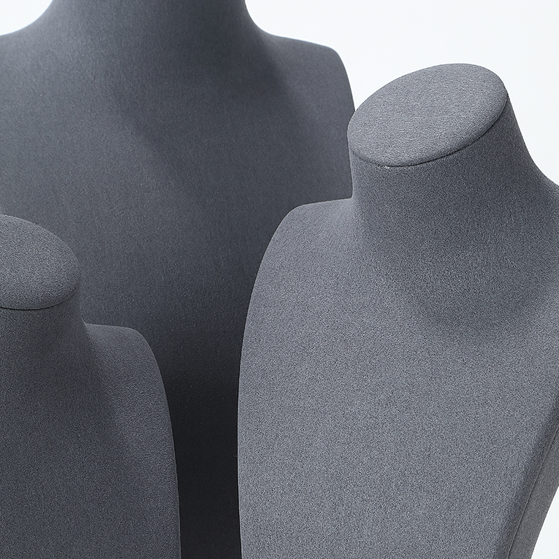 J012 DIGU Factory Custom necklace display PU Microfiber jewelry display stand