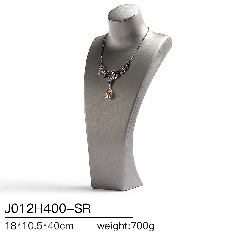 J012 DIGU Factory Custom necklace display PU Microfiber jewelry display stand