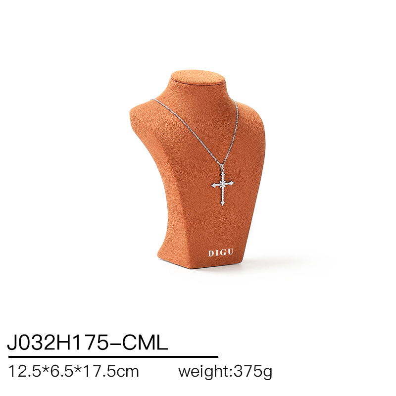 J032 DIGU hotsale Luxury JMicrofiber necklace display neck model props
