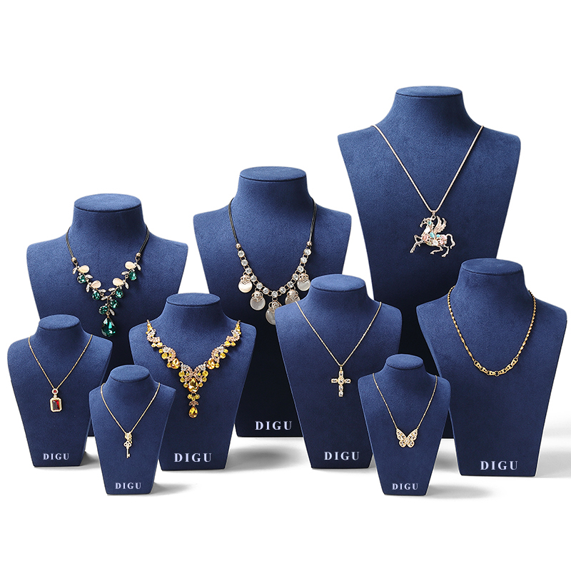 J032 DIGU hotsale Luxury JMicrofiber necklace display neck model props