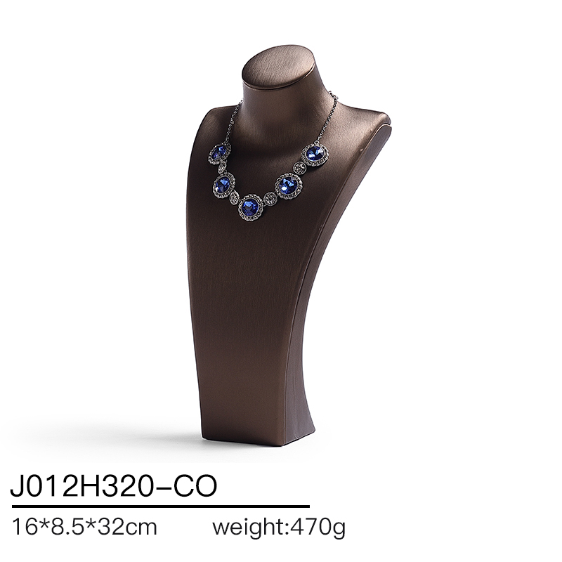 J012 DIGU Factory Custom necklace display PU Microfiber jewelry display stand