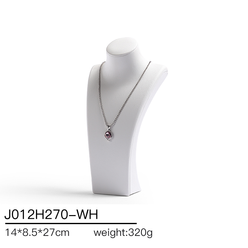 J012 DIGU Factory Custom necklace display PU Microfiber jewelry display stand